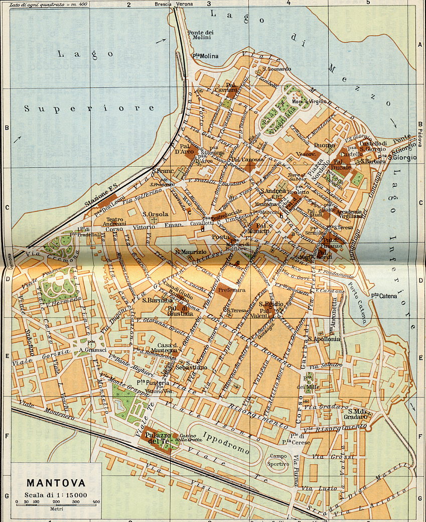 Pianta di Mantova