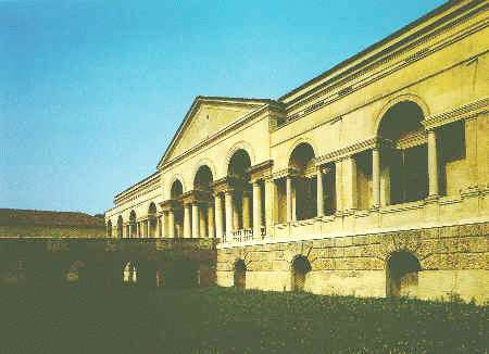 cortile del palazzo Te